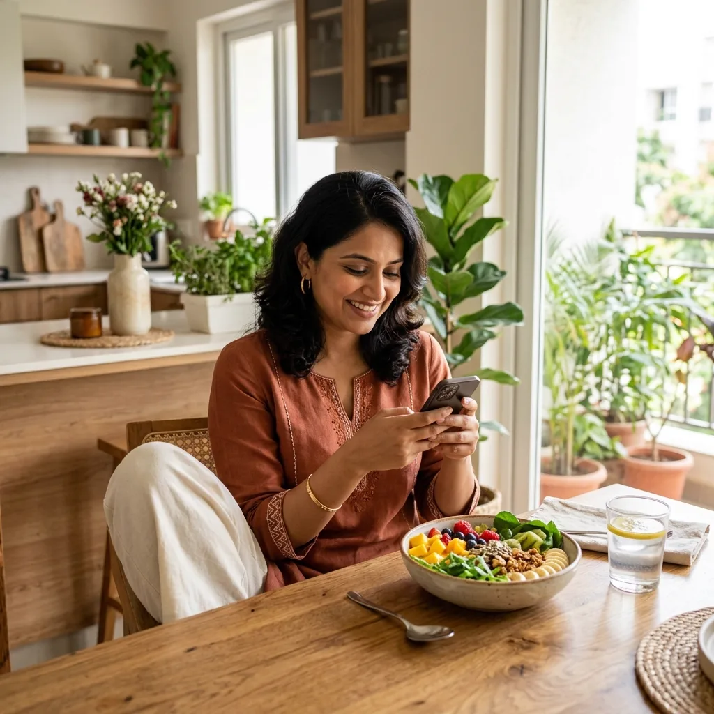 Person enjoying healthy lifestyle