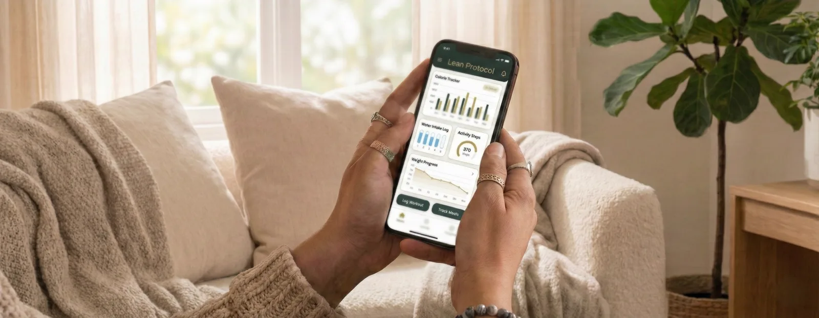 Lean Protocol app showing progress tracking