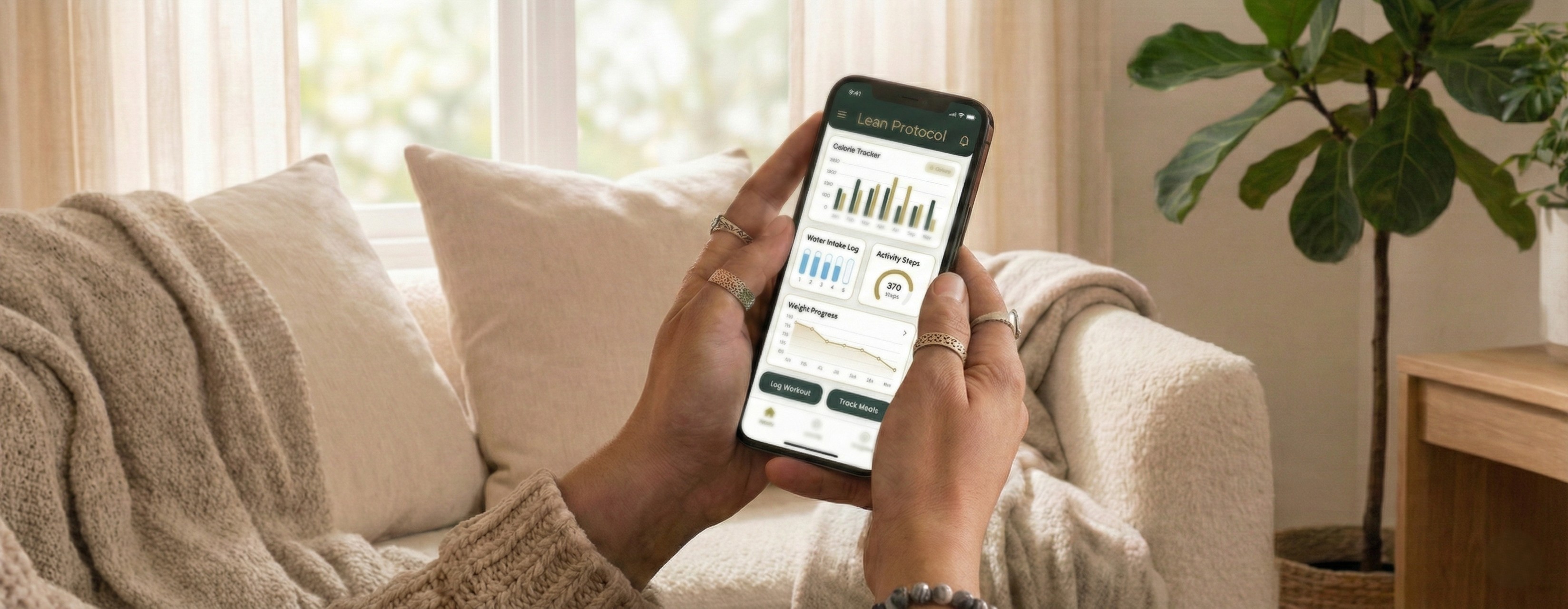 Lean Protocol app showing progress tracking